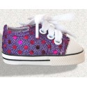 Sneakers violettes avec brillants