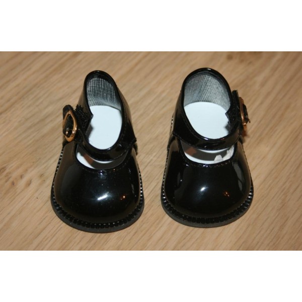 Chaussures Mary Jane noires vernies