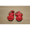 Sandales d'été rouges pour Boneka