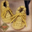 Chaussures cuir jaune à lacets pour InMotion Girl