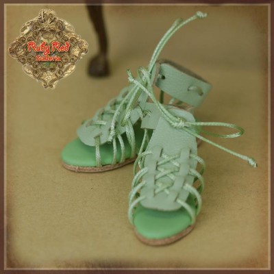 Chaussures Spartiate vertes pour InMotion Girls 30 cm