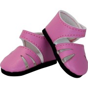 Chaussures roses à bride pour Minouche - Petit Collin