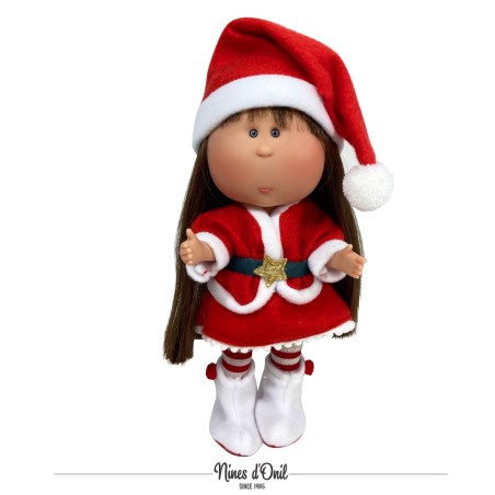 Mia Brunette Christmas Doll - 2022 Edition - Nines d'Onil