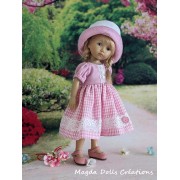 Tenue Rose Guimauve pour poupée Boneka - Magda Dolls Creations