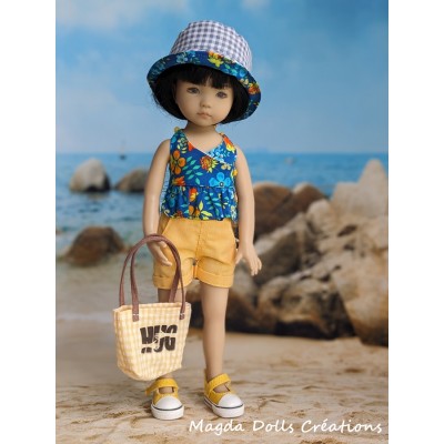 Tahiti outfit for Little Darling doll