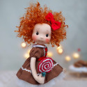 Ginger Organic Cotton Articulated Doll - Art 'n Doll