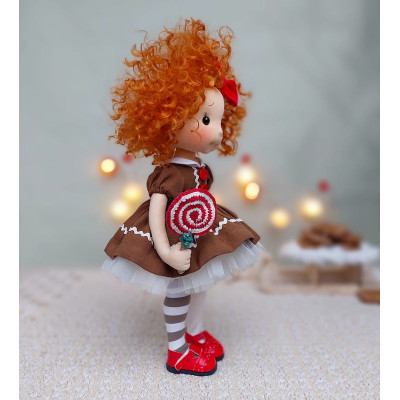 Poupée articulée Ginger Coton Bio - Art 'n Doll