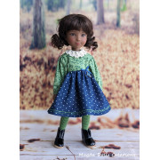 Walnut outfit for Siblies doll