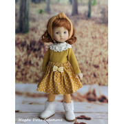 Gingko outfit for Boneka doll