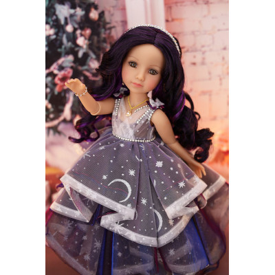 Lavender Christmas Special Edition 2023 Doll - Fashion Friends Ruby Red