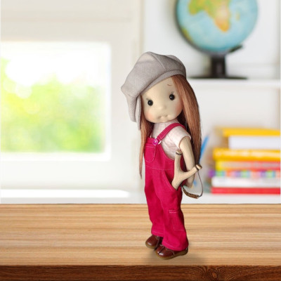 Luca Organic Cotton articulated doll - Art and Doll