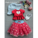 Emily outfit for Little Darling doll